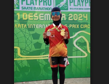 Juara 1 Drag Race 100m Playpro Skate Marathon 2