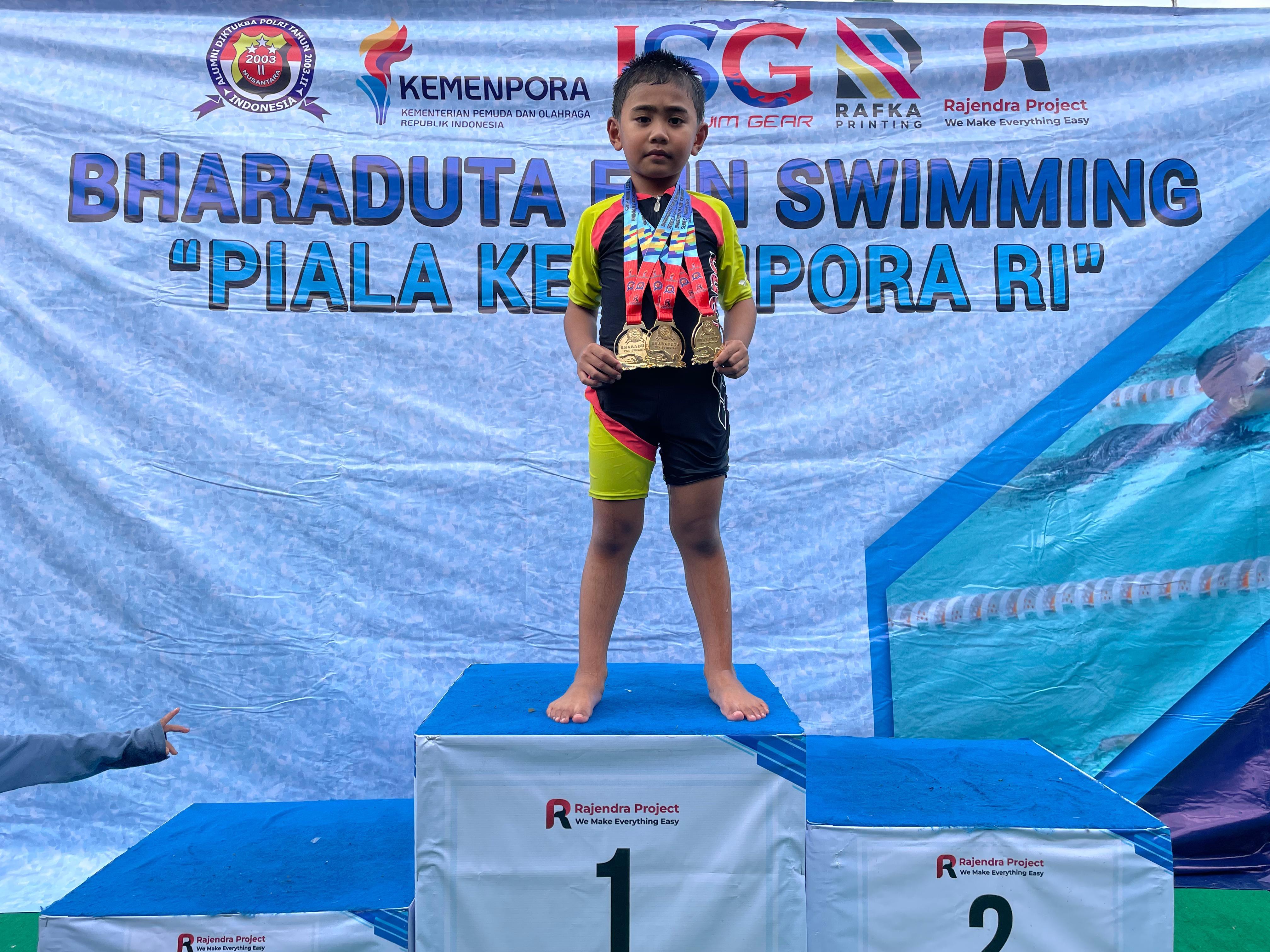 Juara I Papan Kaki Bebas TK Putra - Piala Kemenpora RI